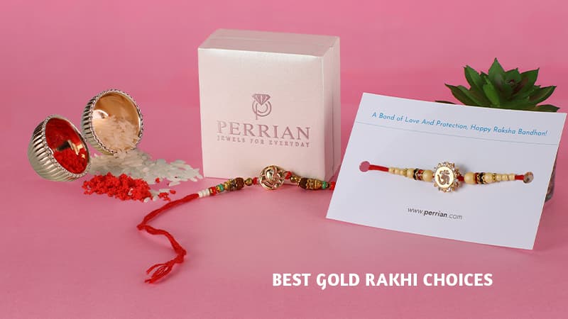 Trending top 10 Best gold rakhi choices